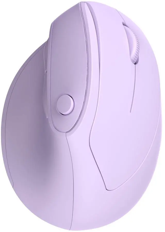 Main image of Blervadix Ergonomic Mouse, Wireless Bluetooth Vertical Mouse with Dual Connection (Bluetooth 5.0 & USB-A), Quiet Ergo Mouse for Windows Mac iPad OS, PC Laptop, Purple