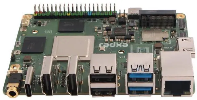 Alt view image 3 of 5 - Radxa Rock 5B+ RK3588 8-core CPU, GPU & NPU Support, 8K HDMI, LPDDR5 RAMSBC,Single Board Computer (Radxa Rock 5B+ 32GB)