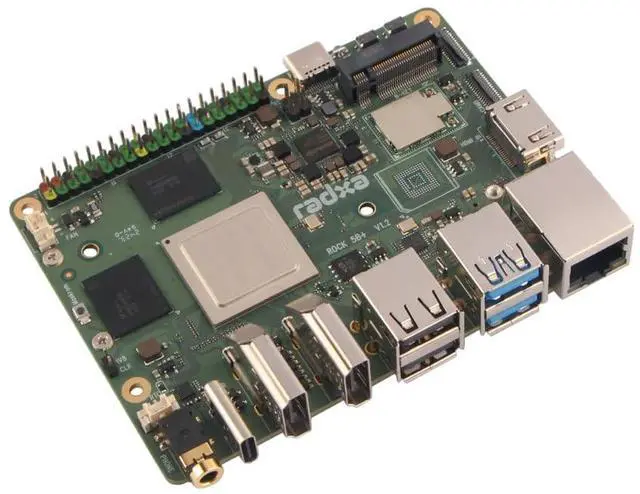 Alt view image 4 of 5 - Radxa Rock 5B+ RK3588 8-core CPU, GPU & NPU Support, 8K HDMI, LPDDR5 RAMSBC,Single Board Computer (Radxa Rock 5B+ 32GB)