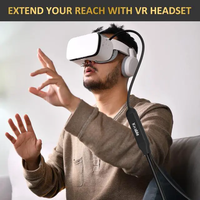 Alt view image 4 of 5 - Kxable USB 3.0 Active Extension Cable 25 Feet, Type A Male to Female Extender Cord, USB Repeater Cable with Signal Booster & USB Power Supply, for Laptop, Hard Drive, Printer, Webcam, Xbox, VR, PS4