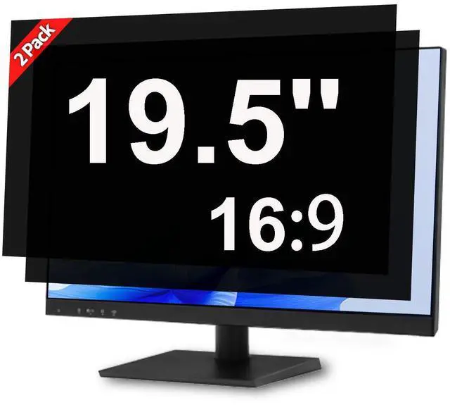 Main image of J J-Dream [2 Pack] 19.5 Inch Privacy Screen for Computer Monitor Blue Light Screen Protector Anti Glare Anti-Scratch Monitor Privacy Shield Screen 19.5 Inch 16:9 Aspect Ratio