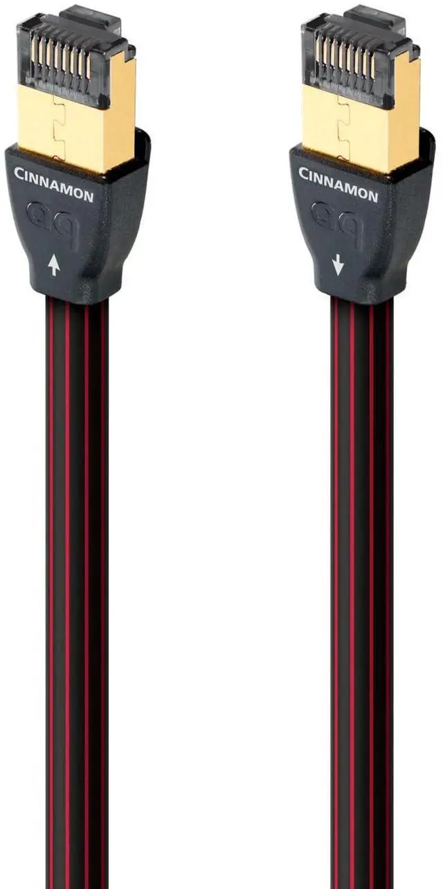 Main image of AudioQuest 5m RJ/E Cinnamon Network Cable Cat7 Black - Network Cables (5m, Cat7, RJ-45, RJ-45, Black)
