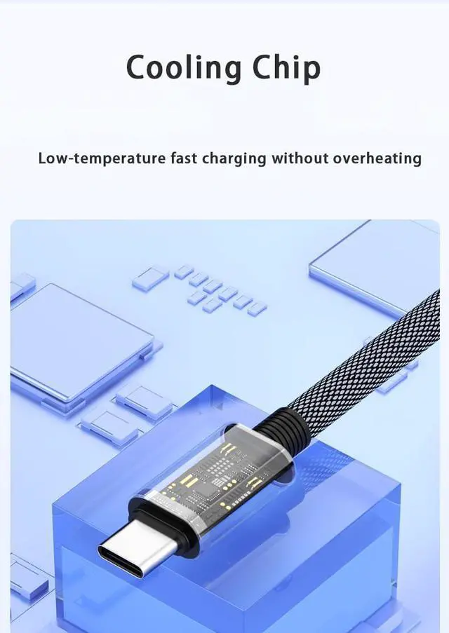 Alt view image 4 of 5 - CTJWANRU Freely Detachable one-to-Three Super Fast Charging Data Cable, Five-in-one Multi-Functional Data Cable