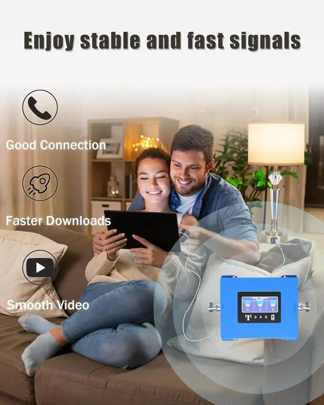 Alt view image 5 of 5 - 5G 4G 3G 2G Cell Phone Signal Booster for Band 12/13/17,700MHz, LTE Signal for All U.S. Carriers,