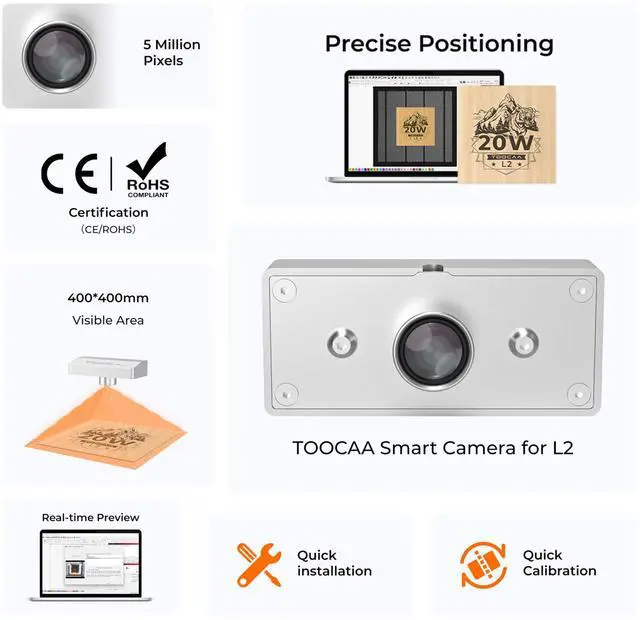 Alt view image 2 of 5 - TOOCAA Smart Camera for L2
