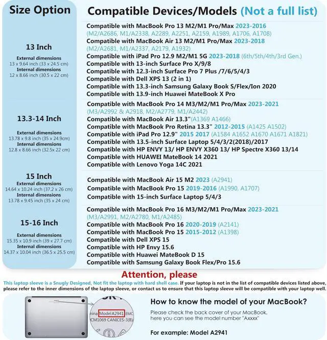 Alt view image 2 of 5 - HYZUO 13 Inch Laptop Sleeve Case with Stand for 2025-2018 MacBook Air 13 M4 M3 M2 M1, 2025-2016 MacBook Pro 13 M2 M1, 13" iPad Pro/Air, Surface Pro 11/10/9, XPS 13, with Pouch, Pale Blue