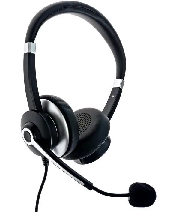 Main image of Spracht Noise Cancelling Headphones for Work, WorkIT! Dual Ear Computer Headset with Mic, USB A & USB C Head Sets, Comfortable Wired Headphones with Microphone for Work, Online, Office