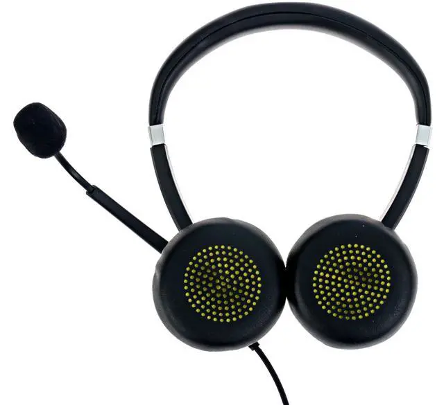 Alt view image 4 of 5 - Spracht Noise Cancelling Headphones for Work, WorkIT! Dual Ear Computer Headset with Mic, USB A & USB C Head Sets, Comfortable Wired Headphones with Microphone for Work, Online, Office