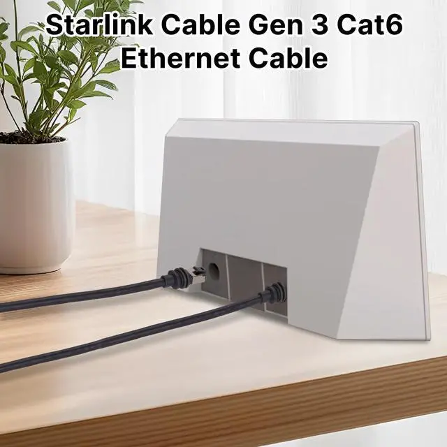 Alt view image 4 of 5 - Zeus & Ruta Starlink Gen 3 Cable, 100FT/30.5M Starlink Replacement Cable, High-Speed Satellite Internet Accessory for Starlink Standard Gen 3, CE/UL/FCC Professional Certification