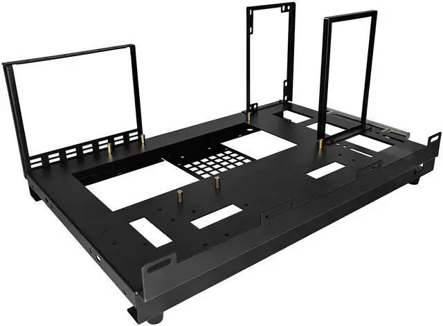 Main image of ALAMENGDA Open Computer Case,Open Air Pc Case, Two-Way Server Motherboards AccessoriesTest Stand, DIY Pc Test Bench (ATX)