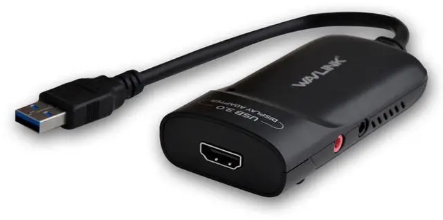 Main image of WAVLINK USB 3.0 to HDMI Adapter for Multiple Displays, 2K (2048x1152), Up to 6 Monitors, DisplayLink Certified, External Video Graphics Card Adapter with Audio Port for Windows,Mac OS,Chrome OS