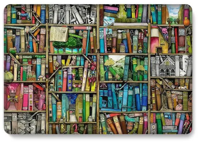 Alt view image 2 of 5 - Laptop Case Compatible with MacBook Air 13 Inch Case 2020 2019 2018 Release M1 A2337 A2179 A1932 with Retina Display & Touch ID, Plastic Hard Shell Cover & Keyboard Cover Skin, Book