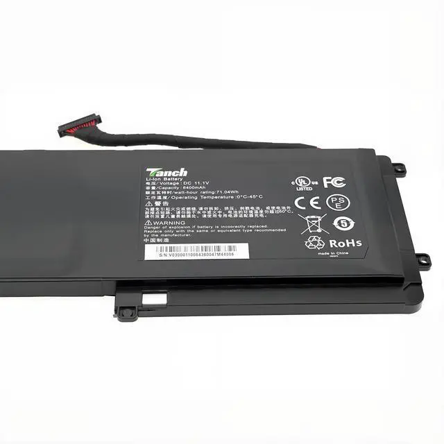 Alt view image 5 of 5 - Tanch Betty Laptop Battery Rz09-0102 Replacement for Razer Blade 14 2014 (256GB) 14 (512GB) 2013 2015 Gaming Notebook 11.1V 3 Cell
