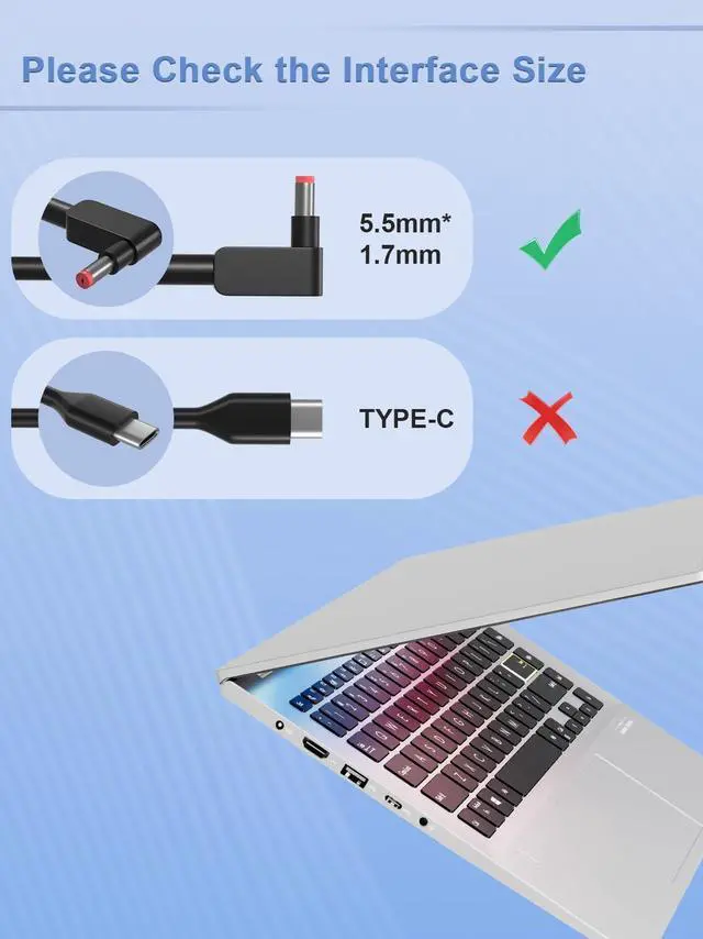 Alt view image 2 of 5 - SLRIOYS 180W Charger Compatible with Acer Nitro 5 7 V15 V17 V16 V14, Predator Helios/Triton 300 500 AN515-57 AN515-56 AN515-55 AN517-54 AN715-52 PH317-54 PH315-54 PT314-52s PT315-51 Laptop