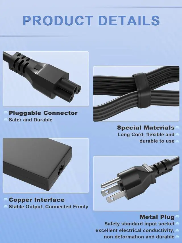 Alt view image 5 of 5 - SLRIOYS 180W Charger Compatible with Acer Nitro 5 7 V15 V17 V16 V14, Predator Helios/Triton 300 500 AN515-57 AN515-56 AN515-55 AN517-54 AN715-52 PH317-54 PH315-54 PT314-52s PT315-51 Laptop