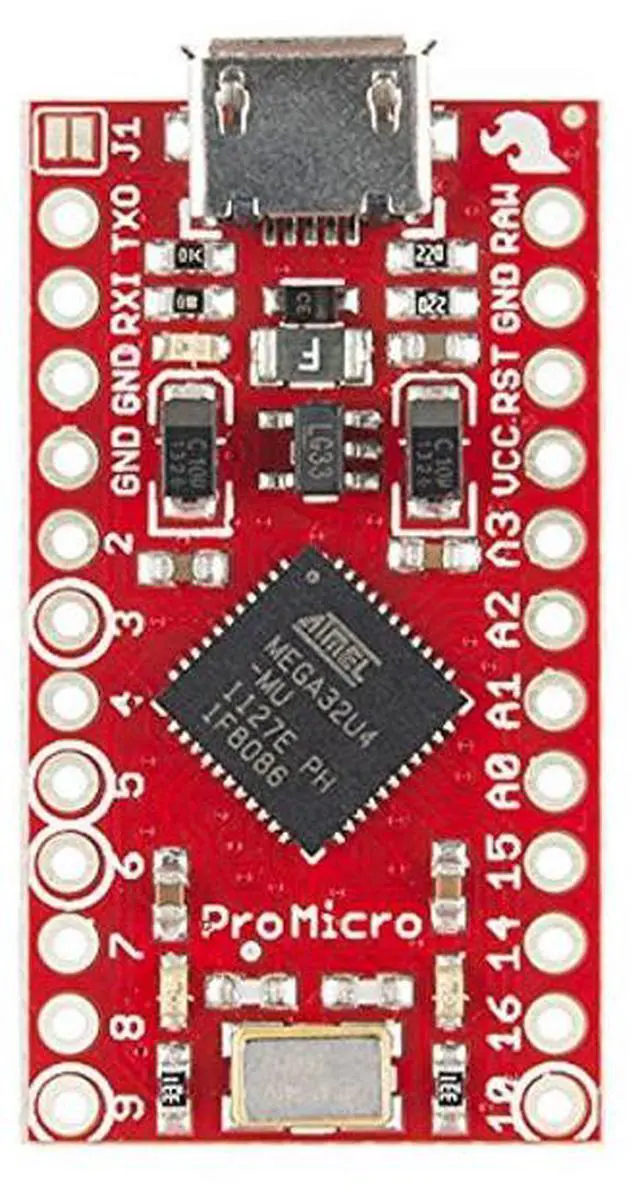Alt view image 2 of 4 - SparkFun Pro Micro - 3.3V/8MHz