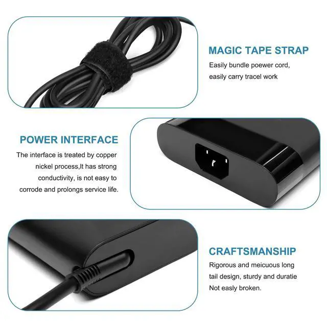 Alt view image 4 of 4 - JUYOON 230W Charger compatile with HP OMEN 15 16 15-en1013dx 15-ek1013dx 16-b1797nr 16-b1085nr 16-b0005dx 16-b0013dx 16-c0002dx 16-c0012dx ZBook Fury 16 G9 M35733-001 M41303-001 200W 150W