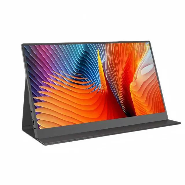 Main image of 15.6" Laptop Screen Extender Monitor Portable, Quad Monitor, Just 1 Cable for 3 Screens, FHD 1080P IPS Laptop Extender Compatible with Wins/Mac for 13.6" - 17.3" Laptops (Single screen, Grey, 15.6")