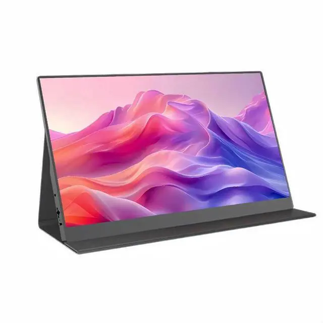 Alt view image 3 of 3 - 15.6" Laptop Screen Extender Monitor Portable, Quad Monitor, Just 1 Cable for 3 Screens, FHD 1080P IPS Laptop Extender Compatible with Wins/Mac for 13.6" - 17.3" Laptops (Single screen, Grey, 15.6")