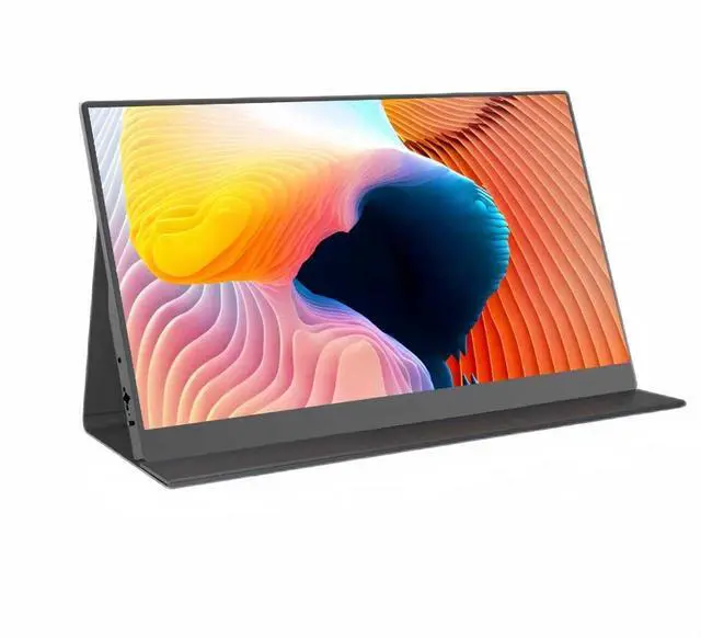 Alt view image 2 of 3 - 15.6" Laptop Screen Extender Monitor Portable, Quad Monitor, Just 1 Cable for 3 Screens, FHD 1080P IPS Laptop Extender Compatible with Wins/Mac for 13.6" - 17.3" Laptops (Single screen, Grey, 15.6")