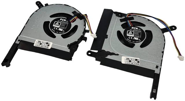 Main image of VoltaGuru New Laptop CPU+GPU Cooling Fans for Asus TUF Gaming F15 FX506HC, FX506HCB, FX506HE, FX506HEB, FX506HF, FX506HM, FX566HC, FX566HM, F17 FX706HC, PN: DFS5K22B056738, DFS5K2211533718