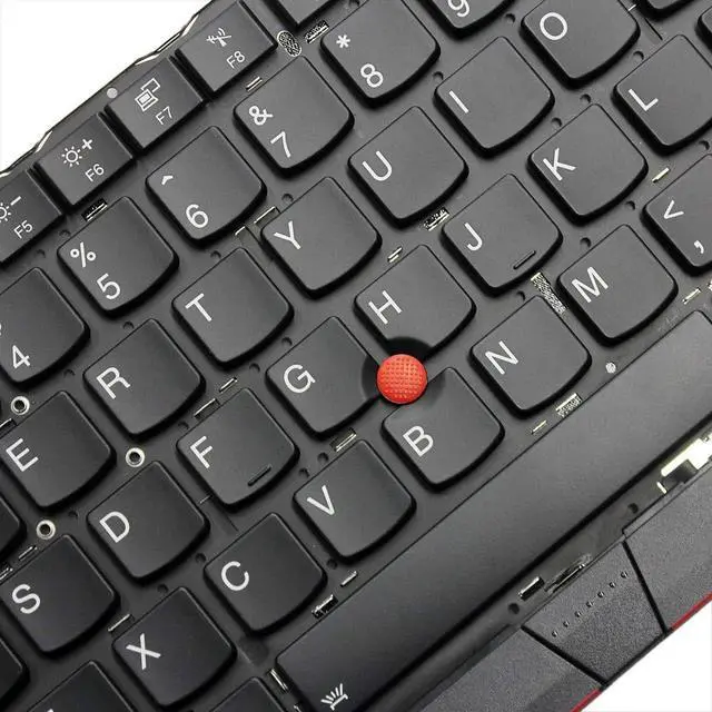 Alt view image 3 of 5 - GinTai Black US Keyboard PK131BR1B00 Replacement for Lenovo Thinkpad T490S T495S E490S R490 L390 P1 X1 Extreme Gen1 Gen2 PK131BR1B00 SN20R66042 SN20W19559 SN20R66067 SN20R58769