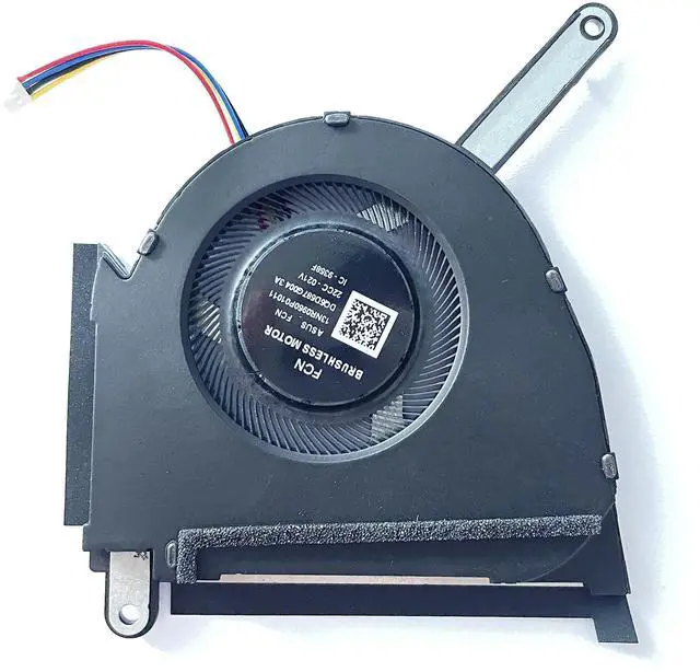 Alt view image 4 of 5 - Fleshy Leaf Replacement CPU+GPU Cooling Fan for ASUS TUF Dash (2022) F15 FX517 FX517ZC FX517ZR RTX 3050 3050Ti DC5V Series DFS5K22305283E FP85 DFS5K22115371E FP86