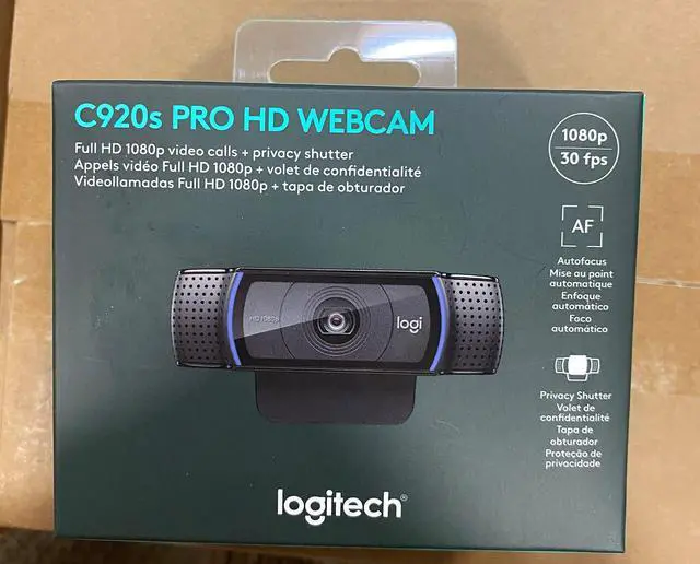 Main image of Logitech Prohd WebCam C920S 960-001257,1080p