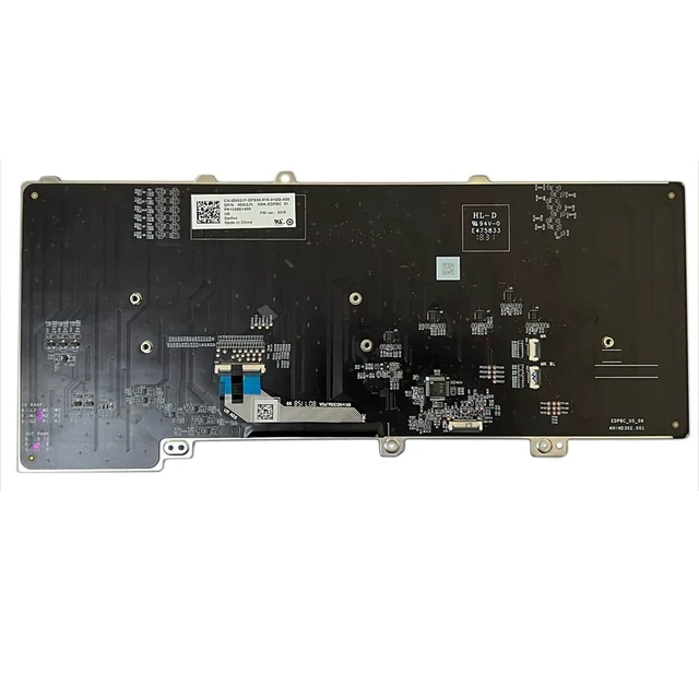 Alt view image 3 of 5 - GinTai Laptop US Keyboard Colorful Backlit for DELL 15 R4 RGB 0DG2JY 006T78