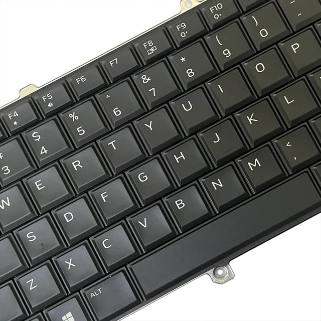 Alt view image 5 of 5 - GinTai Laptop US Keyboard Colorful Backlit for DELL 15 R4 RGB 0DG2JY 006T78