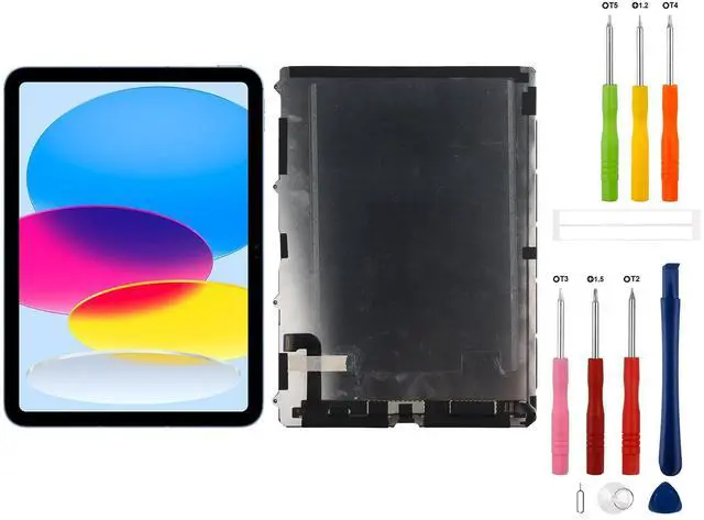Main image of SwarKing LCD Display Compatible with iPad 10th 2022 A2696 A2757 A2777 Touch Screen Digitizer (Black without Frame) Replacement Parts with Free Tools