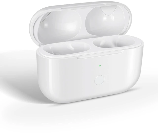 Main image of Jinstyles Charging Case Replacement for AirPods Pro 1st & 2nd Generation - Wireless Charger Case with Bluetooth Pairing Sync Button (Earbuds Not Included) - Light White
