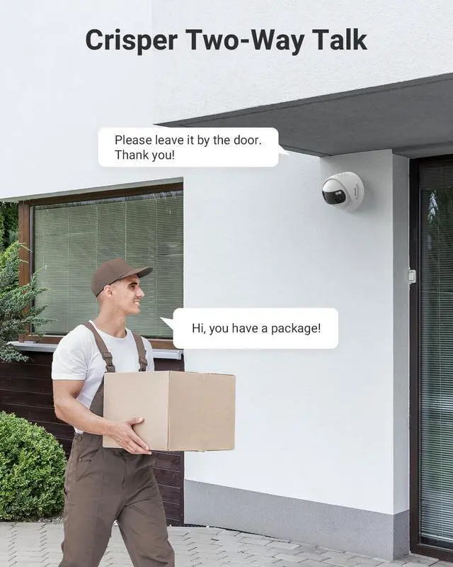 Alt view image 5 of 5 - ANNKE FCD600 PoE Security Camera Outdoor with Dual-Lens 180 Filed of View, 6MP IP Surveillance Camera Support Color Night Vision, Person/Vehicle Detection, Two-Way Talk, Built-in SD Card Slot