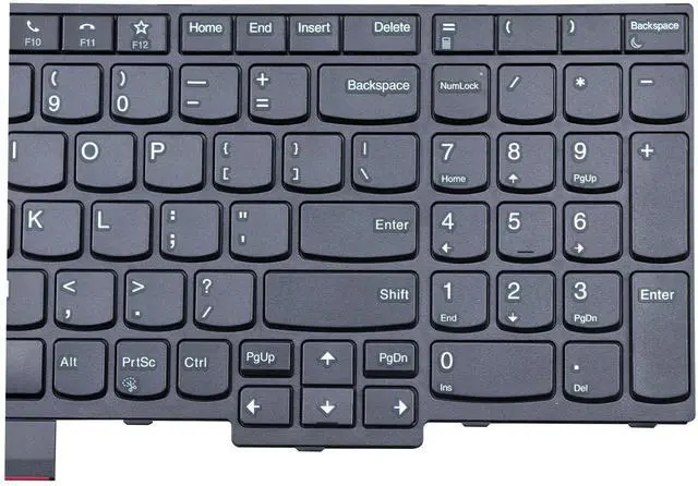 Alt view image 4 of 5 - BestParts Non-Backlit Laptop Keyboard Replacement for Lenovo Thinkpad T15 T15 Gen 2 P15s Gen 1 P15s Gen 2 US Layout Black Frame 5N20V77963 5N20V78035 5N20V78144