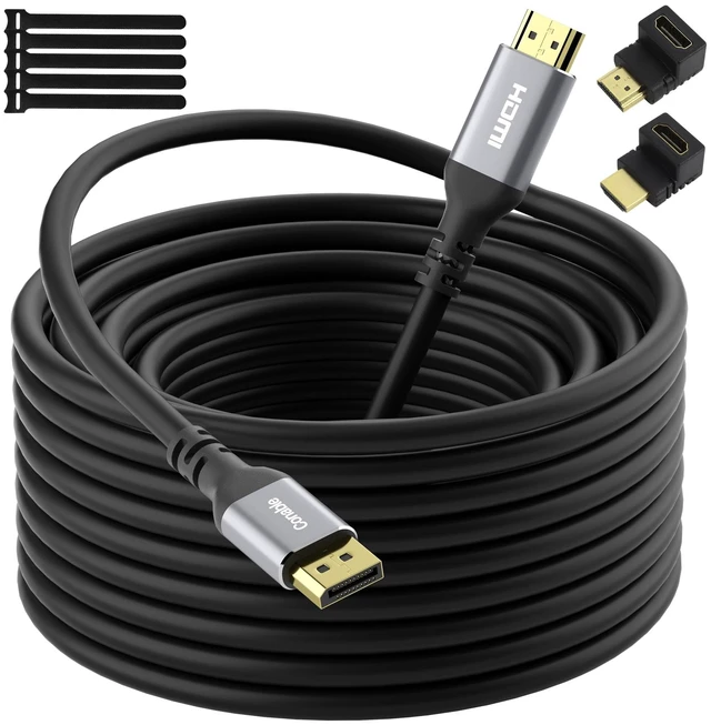 Main image of 4K@60Hz DisplayPort to HDMI Cable 35FT, Active Uni-Directional, Long