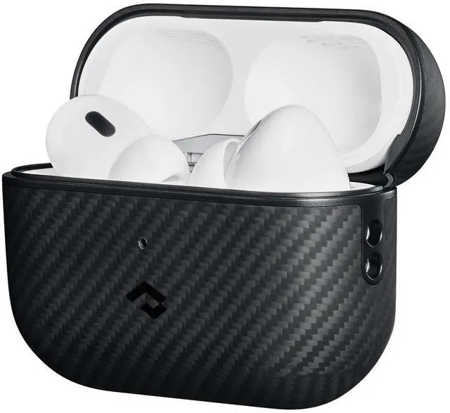 Main image of PITAKA for AirPods Pro 2 Case, Slim-Fit Shockproof Protective AirPods Pro 2nd Generation Case, Compatible with MagSafe, 600D Aramid Fiber Made