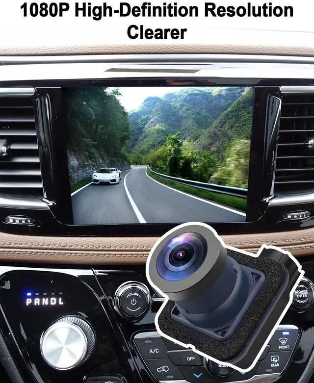 Alt view image 2 of 5 - AUGREX HD1080P Rear View Backup Camera Fit for Chrysler Pacifica 2017 2018 2019 2020 2021 2022 2023, Replace 68227397AH 68227397AE 68227297AG, IP68 Waterproof 170Wide Angle