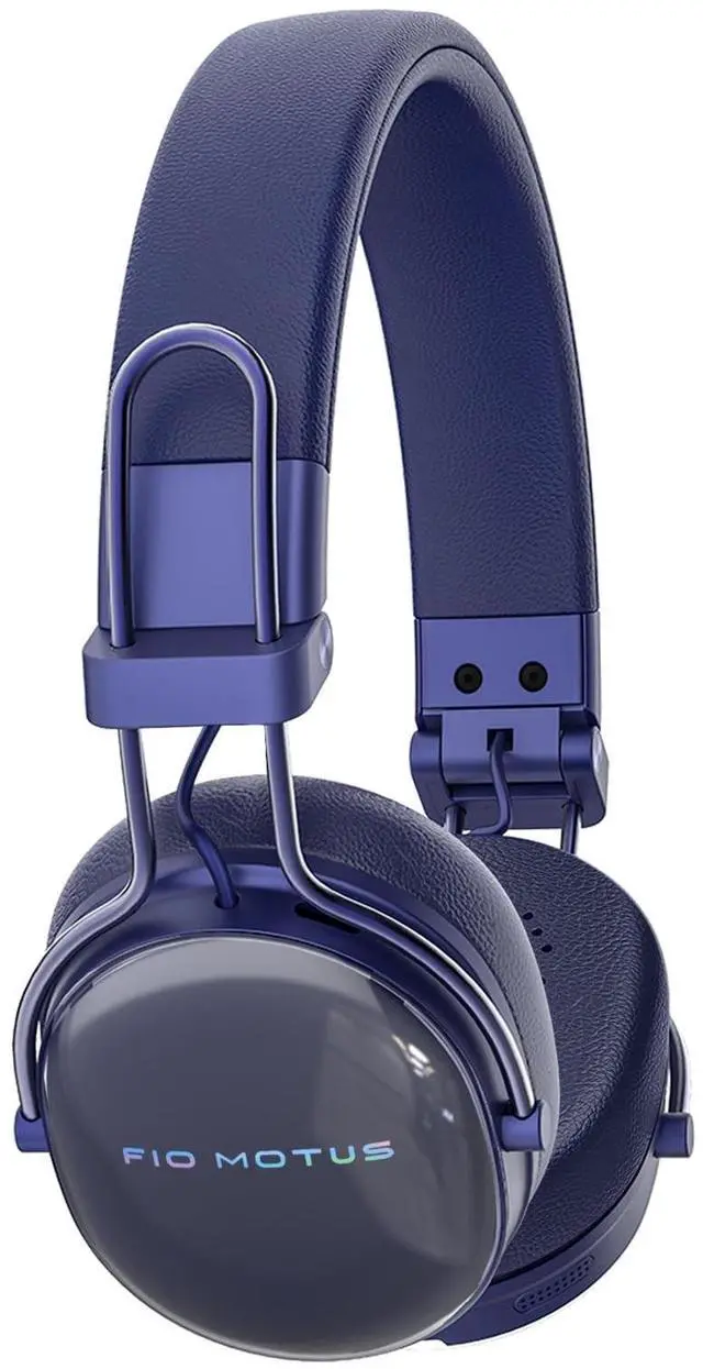 Main image of FIO MOTUS Wireless Bluetooth On-Ear Headphones:with Active Noise Cancellation - Hi Res Sound Up to 55H Battery Life, Lightweight, Comfortable, Foldable Design