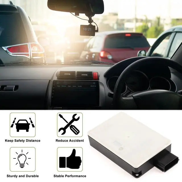 Alt view image 4 of 5 - HOPESPANNER No.84112235 Cruise Control Distance Radar Sensor for Cadillac ATS 2016-2019 Black Automotive Car Cruise Control Module Unit Plastic,Metal 1 Pcs