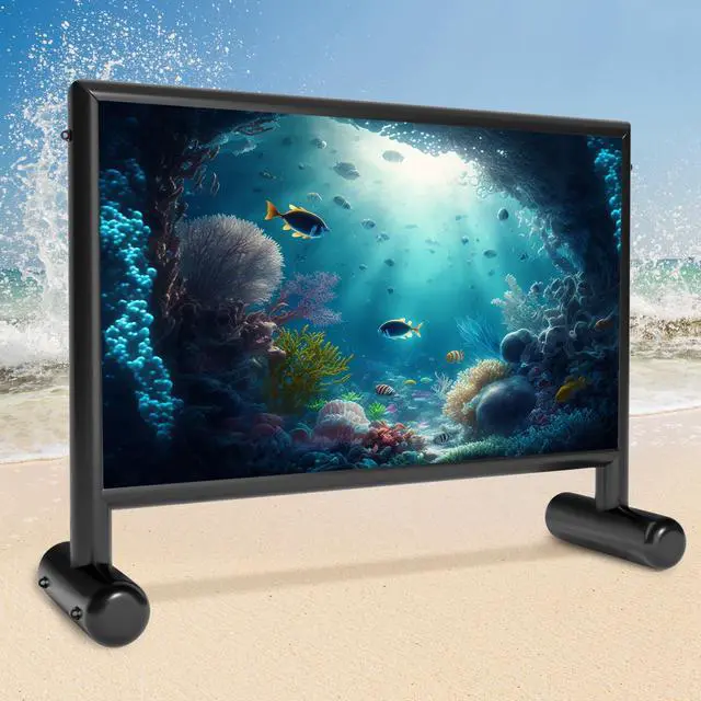 Main image of Heipigo Inflatable Projector Screen, 16ft PVC Upgraded Inflatable Movie Screen Outdoor Airtight Design with 600W Air Pump for Outdoor/Indoor - Does Not Require Continuous Inflation