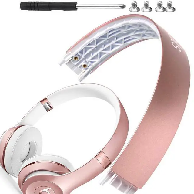 Alt view image 2 of 5 - Solo3 Headband Replacement Parts Accessories Solo 3 Head Band Top Repair Kit Compatible with Solo 3.0/Solo 2.0 Wired/Wireless (B0518/B0534) Headphones. (Rose Gold)