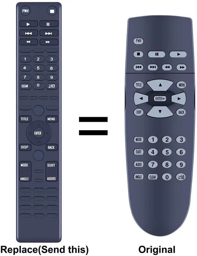 Alt view image 2 of 3 - PZL New Replacement Remote Control for 2004-2012 Nissan Infiniti Rear Seat DVD Entertainment M4C477072C 28267-5Z000, for 2004-2010 Infiniti FX35 FX45 QX56 DVD Remote