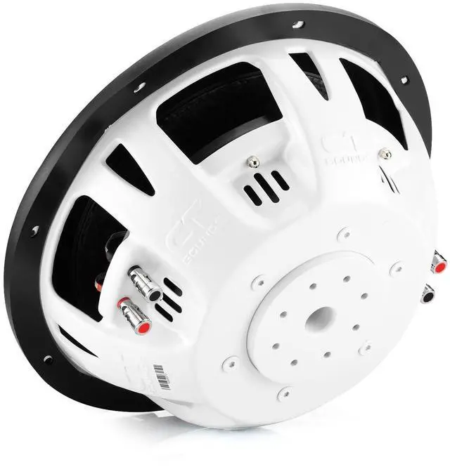 Alt view image 4 of 5 - CT Sounds Hydro 12 Dual 2-Ohm 1000-Watt Shallow Mount Car Subwoofer