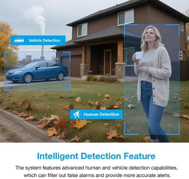 Alt view image 3 of 5 - LVQ 5MP 3K Magnetic Window Camera, Indoor Window Camera with Night Vision Full Color, WiFi6 Window Camera for Home Security, Person & Car Detection, 2 Way Talk, 24/7 Recording