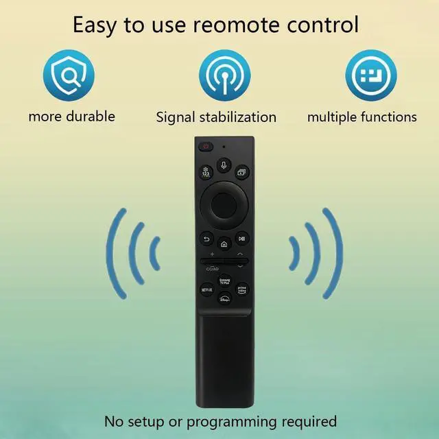 Alt view image 2 of 5 - Voice Remote Control Replacement for Samsung Q80D Series Quantum HDR+ QLED 4K Smart TV QN50Q80DAFXZA QN55Q80DAFXZA QN65Q80DAFXZA QN755Q80DAFXZA QN85Q80DAFXZA