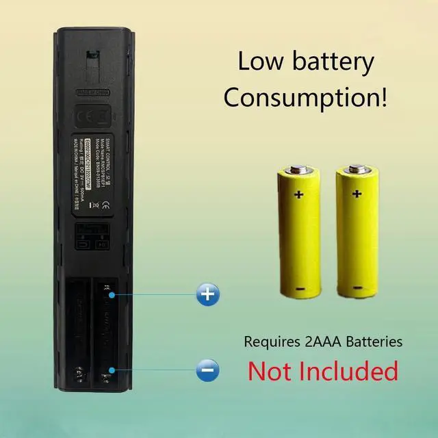 Alt view image 5 of 5 - Voice Remote Control Replacement for Samsung Q80D Series Quantum HDR+ QLED 4K Smart TV QN50Q80DAFXZA QN55Q80DAFXZA QN65Q80DAFXZA QN755Q80DAFXZA QN85Q80DAFXZA