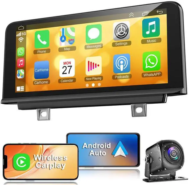 Main image of Wireless Carplay/Android Auto 10.25'' Touch Screen Multimedia Radio Receiver for BMW 3 4 Series F30/F31/F32/F33/F34/F36 2012-2016 with NBT-System HD 1920 * 720 high-d + HD Camera