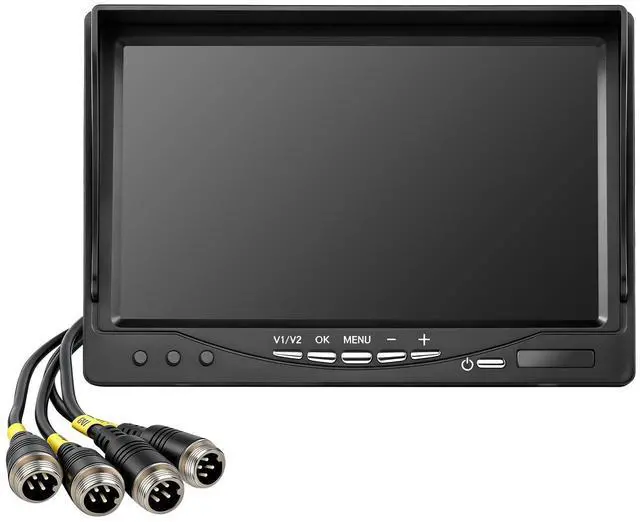 Main image of WOOCARTY 7-inch Single Monitor with Four Camera Interfaces, Compatible with Model Y2 Backup Camera System. Please Consult The Seller to Confirm Compatibility Before Purchase. (Model: Y2M)