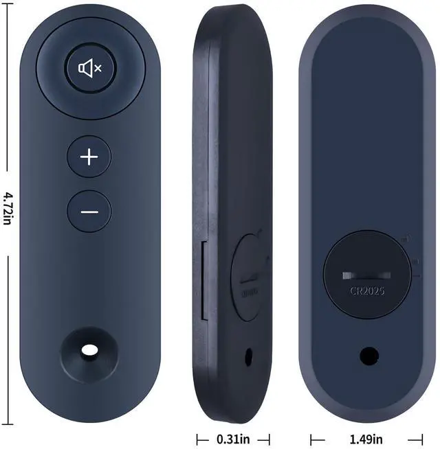 Alt view image 4 of 4 - WKOLF New Remote Replacement for Sonos Soundbars, Compatible with Sonos Arc Ultra, Arc SL, Beam (Gen 1), Beam (Gen 1 & 2), Ray, Amp (Gen 2), Playbase, and Playbar-Black