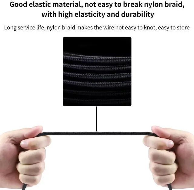 Alt view image 5 of 5 - okcsc Dual 3.5mm to 4.4mm Headphone Cable for Sony MDR-Z1R MDR-Z7 MDR-Z7M2 Headphones for beyerdynamic for Denon, FIIO, Arya, SUNDARA, Ananda, 4-Core Nylon Braided OFC Upgrade Cable 6.56FT 4.4MM